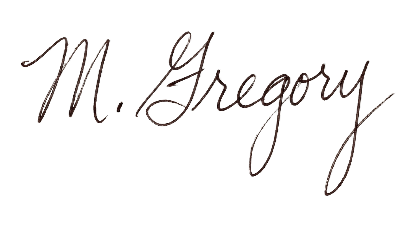 M. Gregory signature